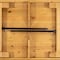 Flash Furniture Rectangle 40 in W, 108 in L, 30 in H, Pine Wood, Pinus Glabra, Steel, Light Natural XA-F-108X40-LN-GG - alternate 3